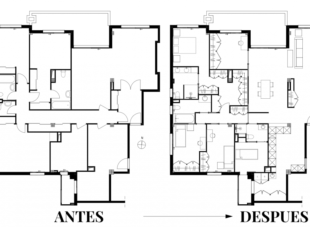 Antes y después